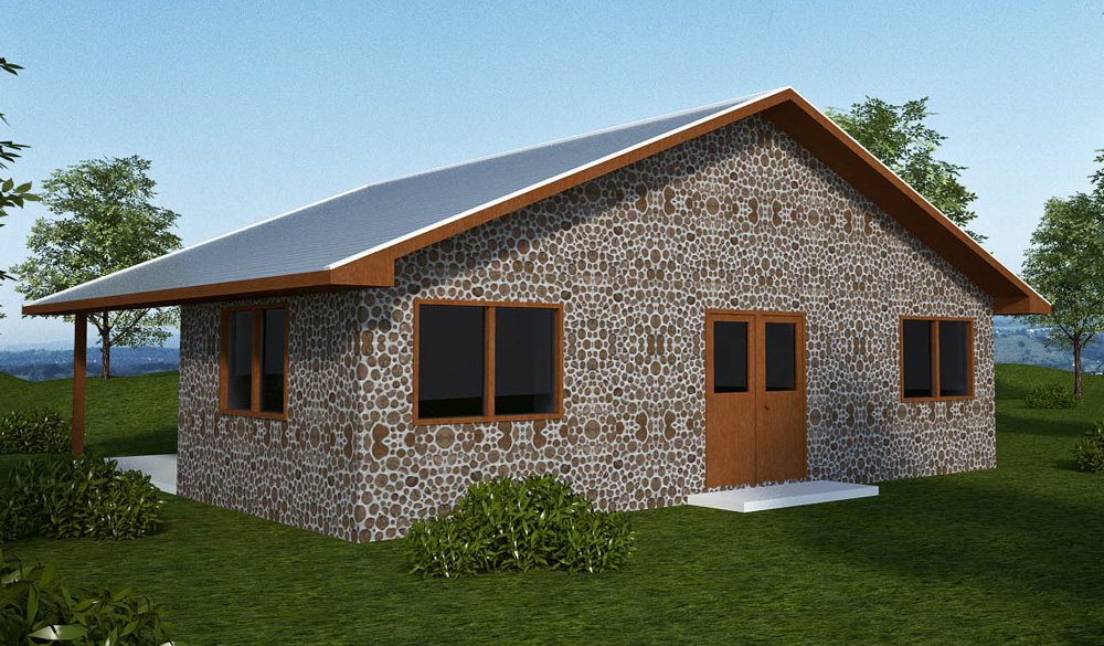 Small Cordwood House Plans