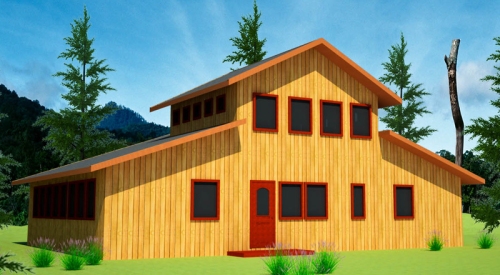 Barn-style House (click to enlarge)