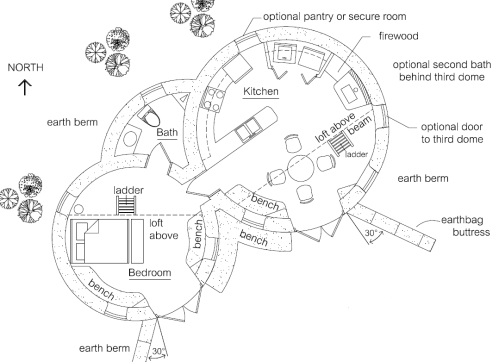 Enviro Earthbag Dome (click to enlarge)