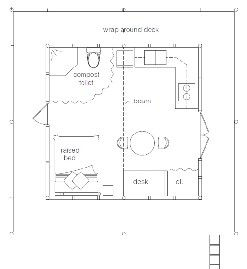 $300 Forest House floorplan (click to enlarge)